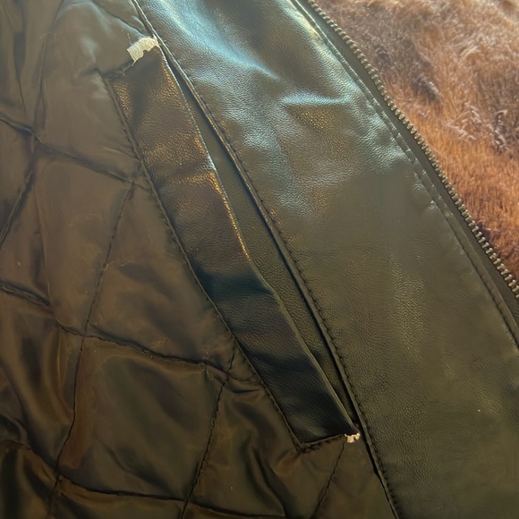Faux Leather Woman’s Jacket - Picture 9 of 9